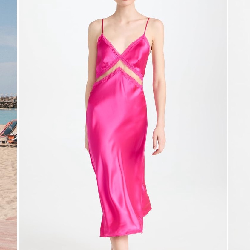Cami Nyc Hot Pink Delfina Dress